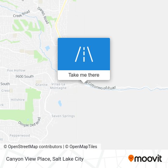 Canyon View Place map