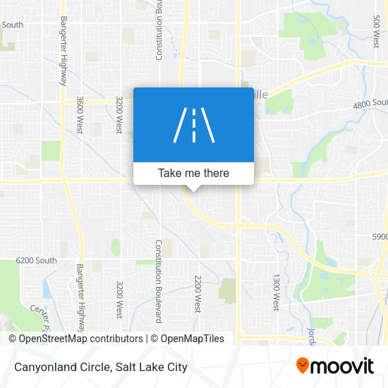 Mapa de Canyonland Circle