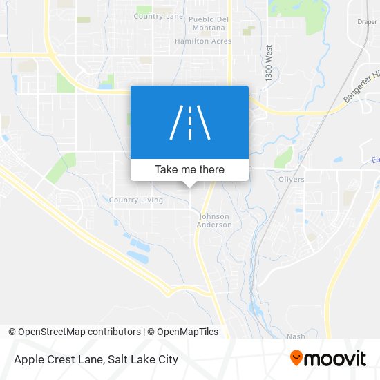 Apple Crest Lane map
