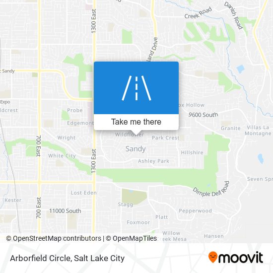 Mapa de Arborfield Circle