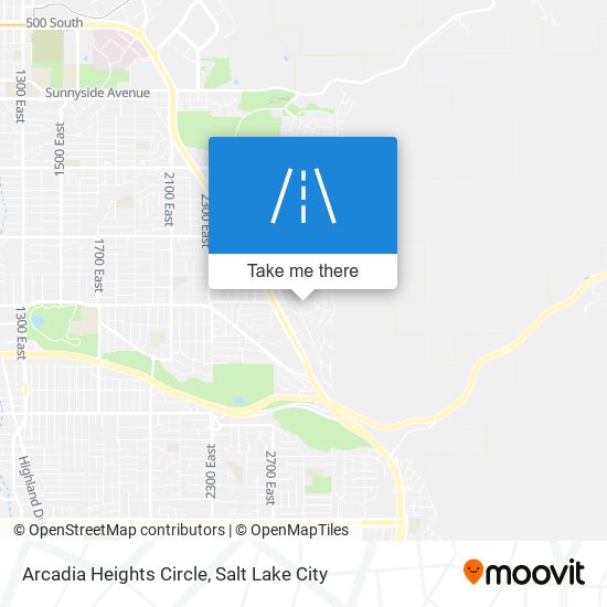 Arcadia Heights Circle map