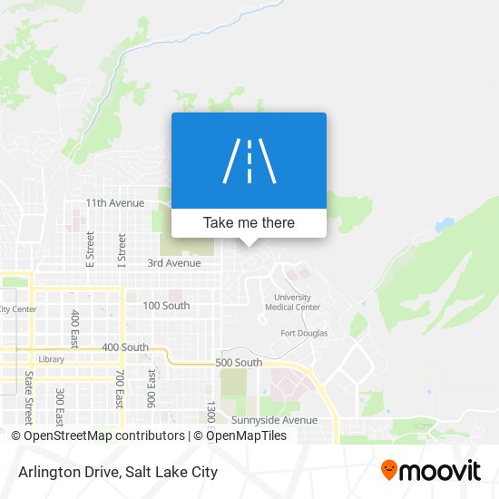 Arlington Drive map