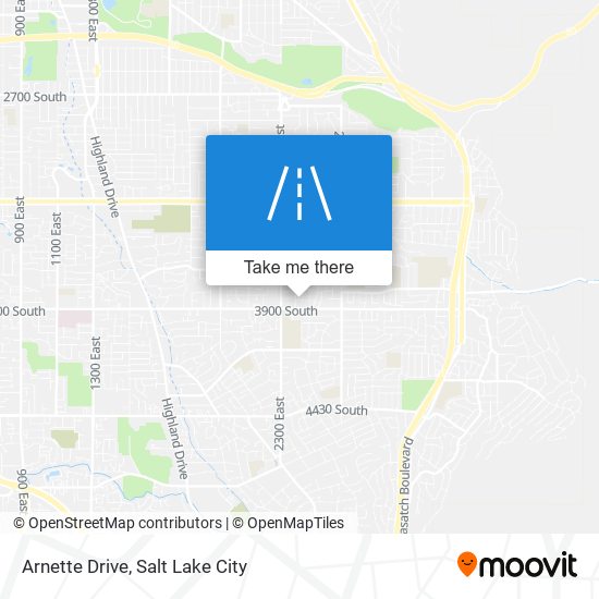 Arnette Drive map