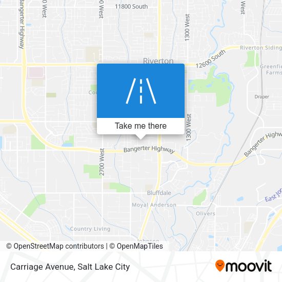 Carriage Avenue map