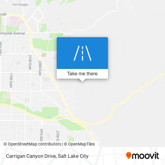 Carrigan Canyon Drive map