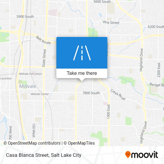 Casa Blanca Street map