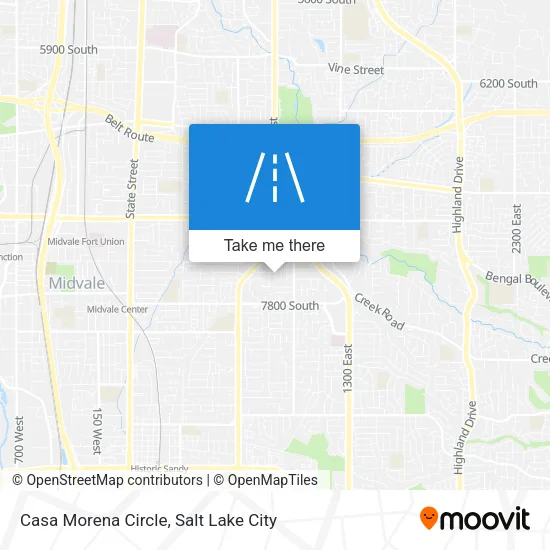 Casa Morena Circle map