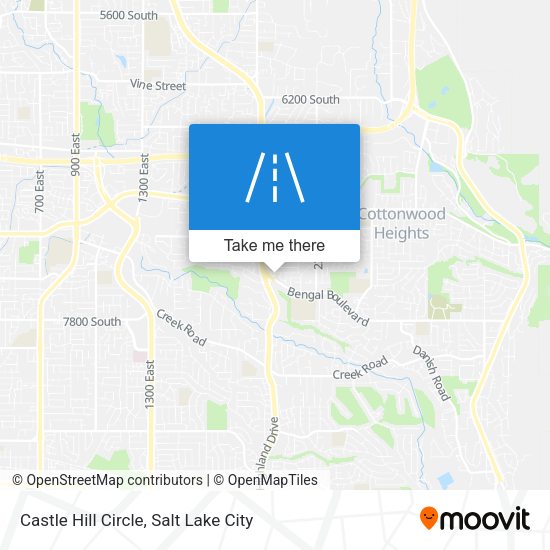 Mapa de Castle Hill Circle