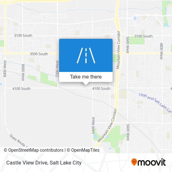 Castle View Drive map