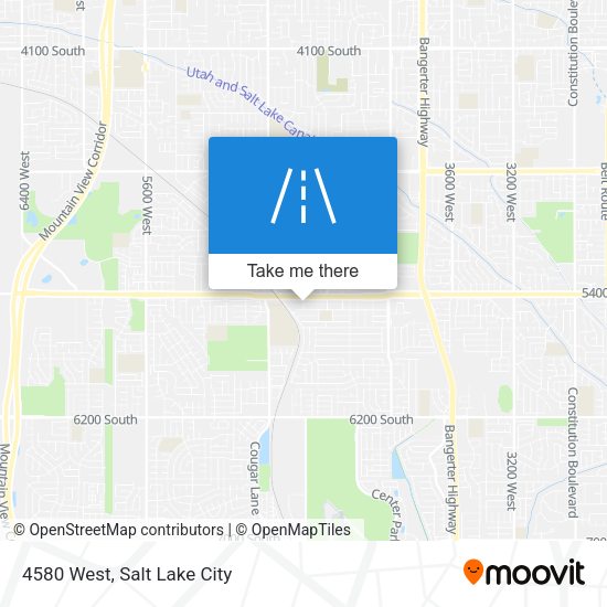 Mapa de 4580 West