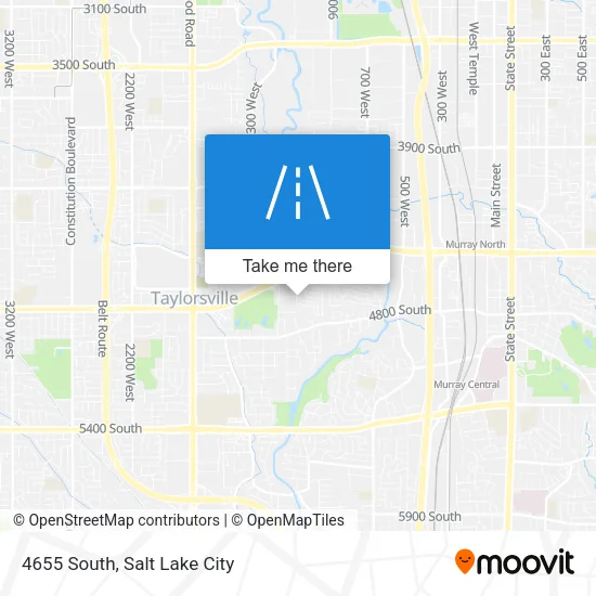 Mapa de 4655 South