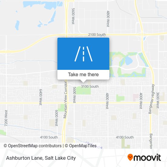 Ashburton Lane map