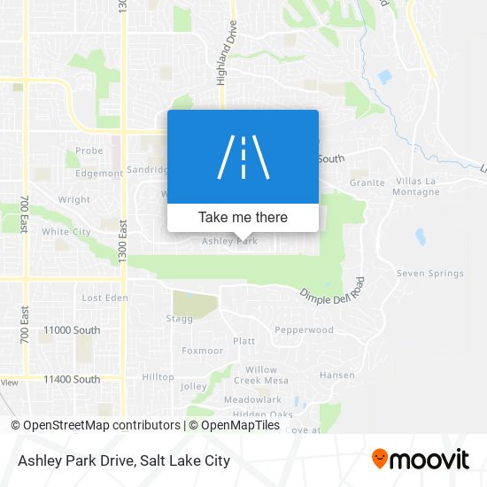 Mapa de Ashley Park Drive