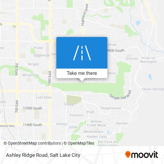 Mapa de Ashley Ridge Road