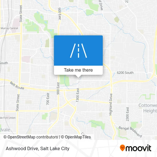 Mapa de Ashwood Drive