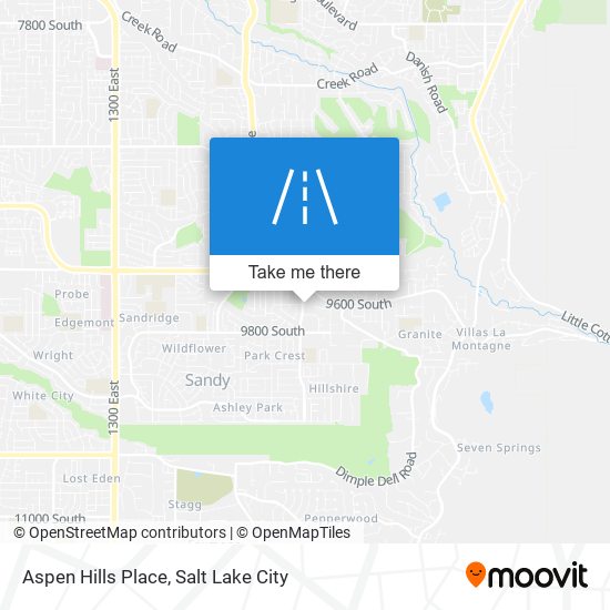 Aspen Hills Place map