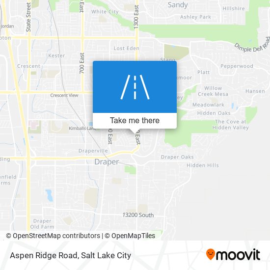 Mapa de Aspen Ridge Road