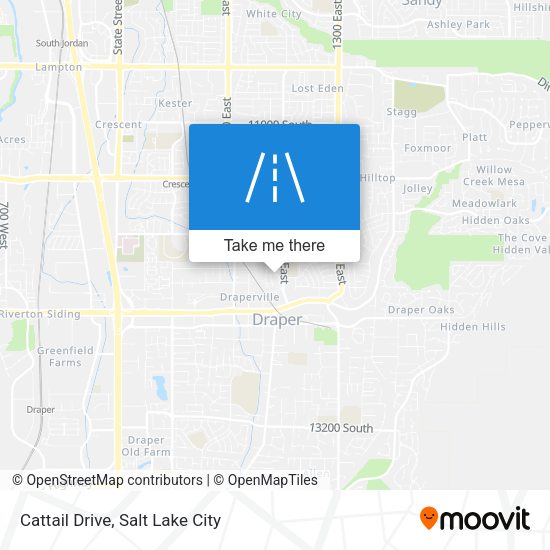 Cattail Drive map