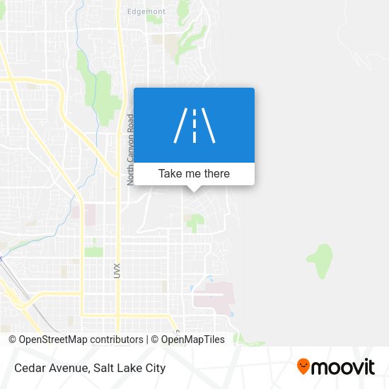 Mapa de Cedar Avenue