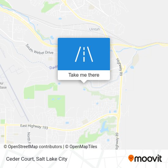 Ceder Court map