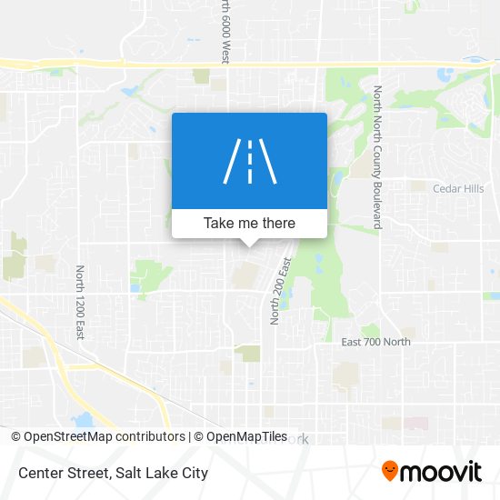 Center Street map