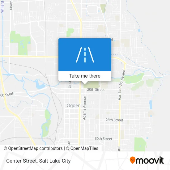 Center Street map
