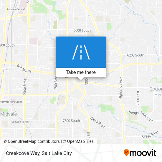 Mapa de Creekcove Way