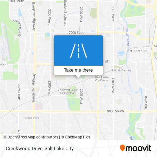 Creekwood Drive map