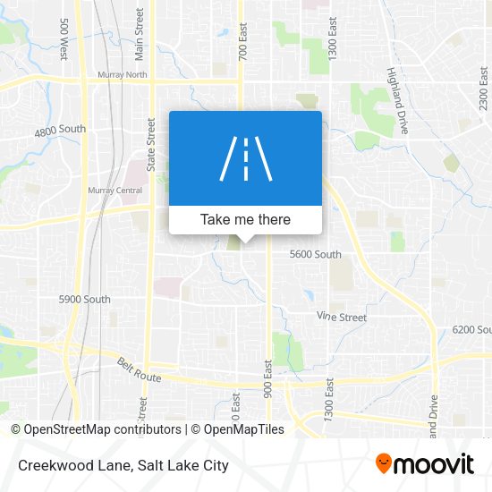 Creekwood Lane map