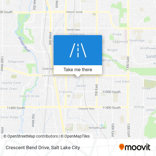 Crescent Bend Drive map