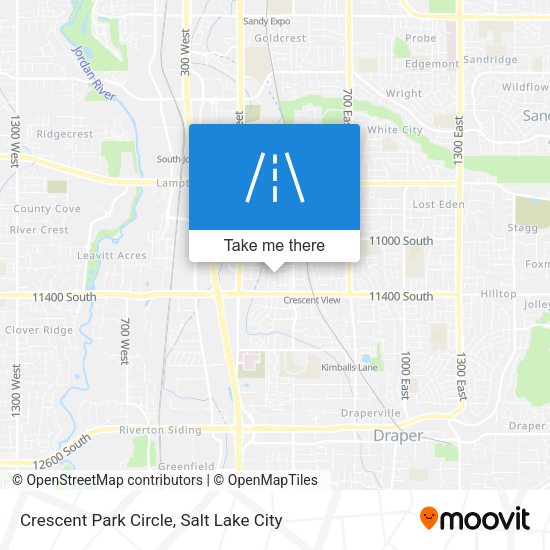 Crescent Park Circle map