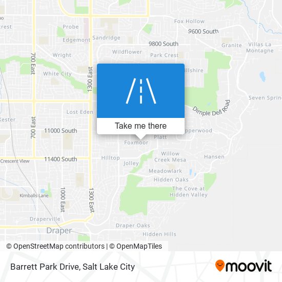 Barrett Park Drive map