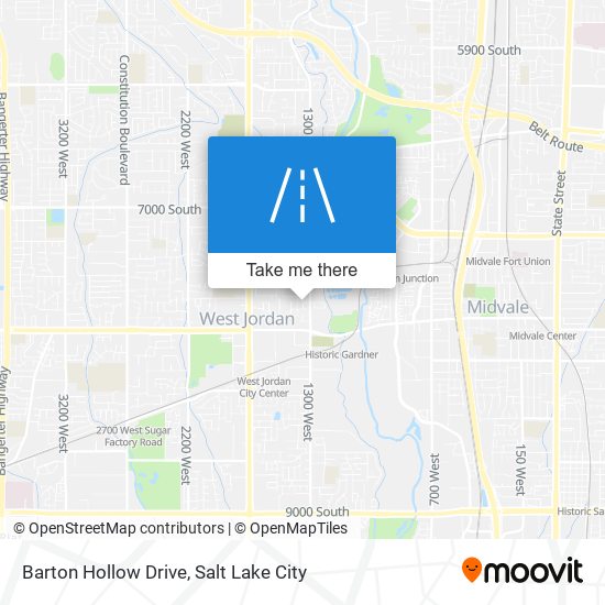 Barton Hollow Drive map