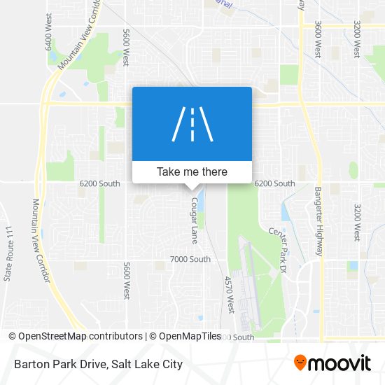 Barton Park Drive map