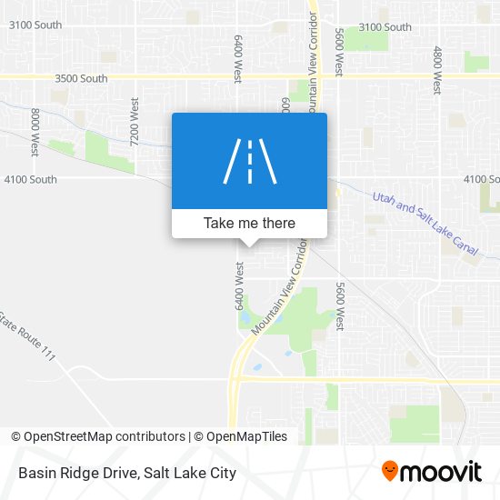 Basin Ridge Drive map
