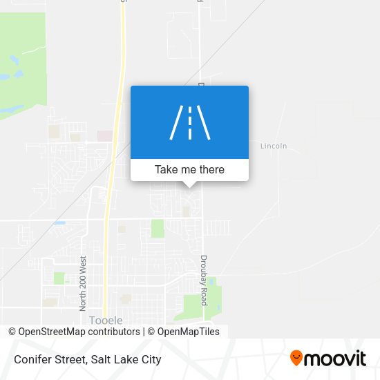 Conifer Street map