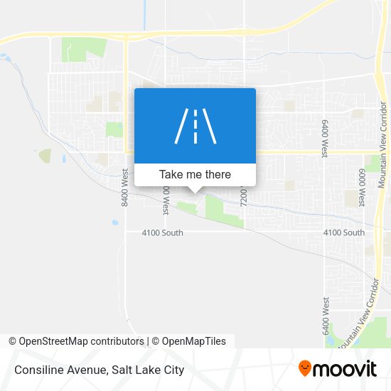 Consiline Avenue map