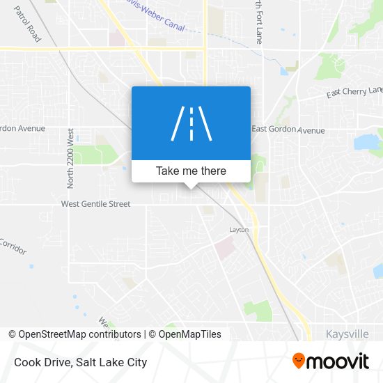 Mapa de Cook Drive