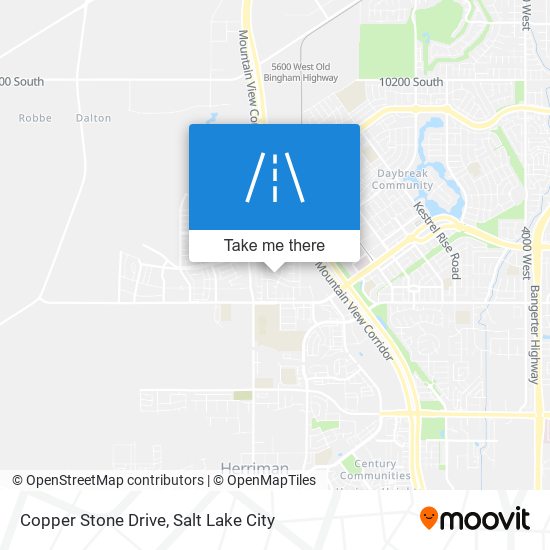 Copper Stone Drive map