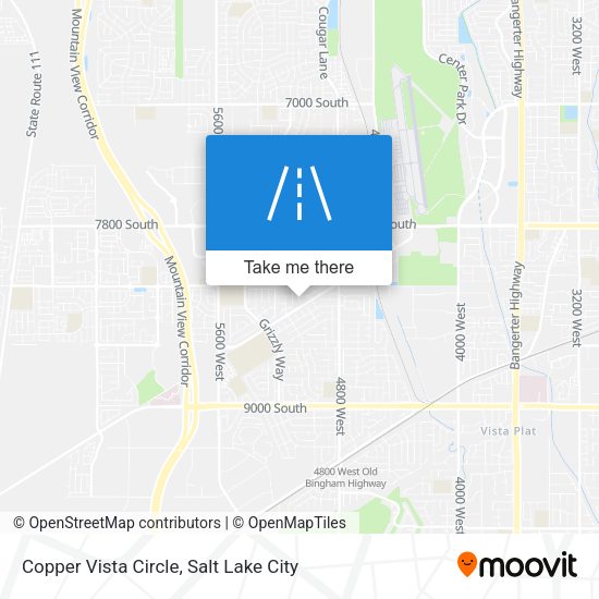 Copper Vista Circle map