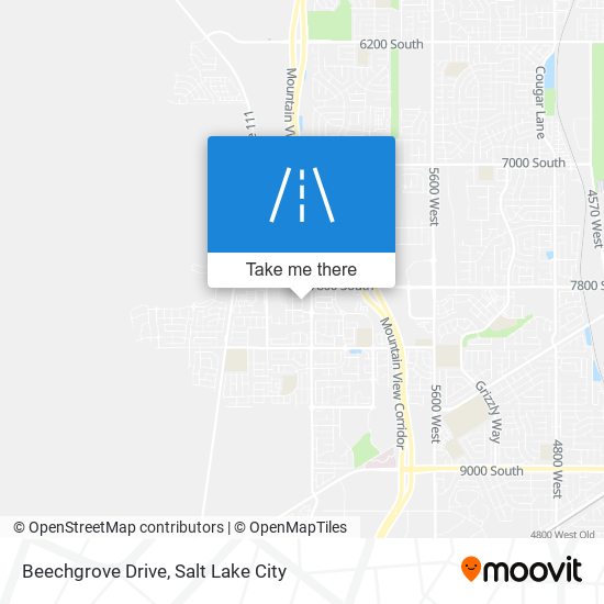 Beechgrove Drive map