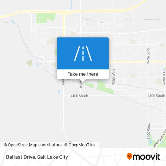 Mapa de Belfast Drive