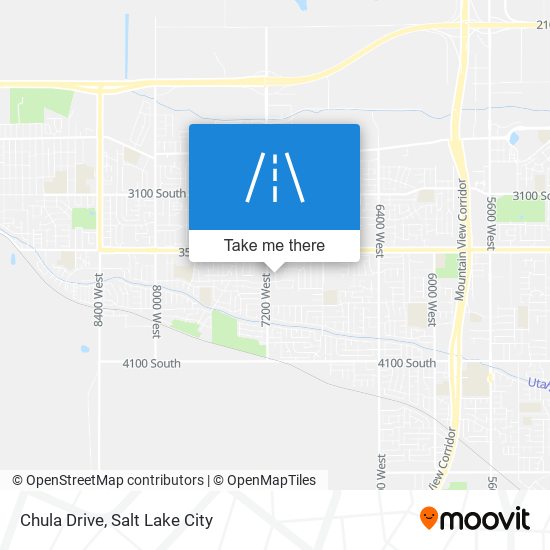 Chula Drive map