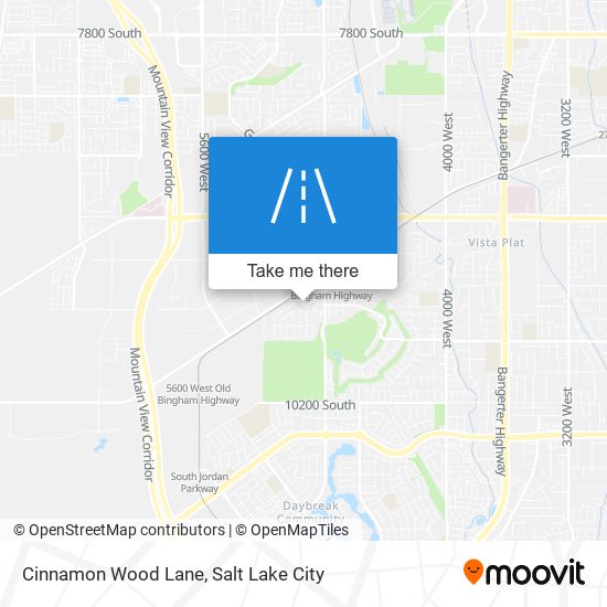 Cinnamon Wood Lane map