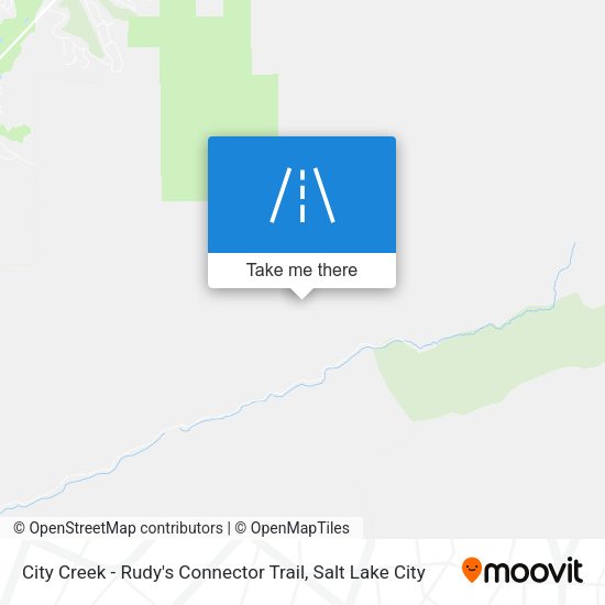 City Creek - Rudy's Connector Trail map