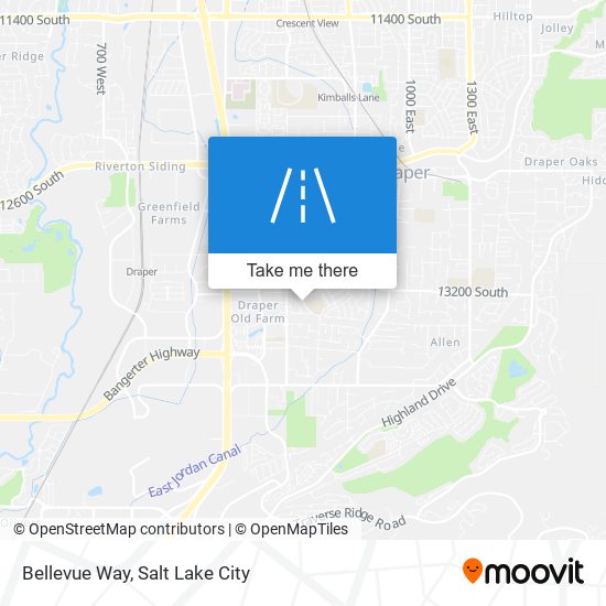 Mapa de Bellevue Way