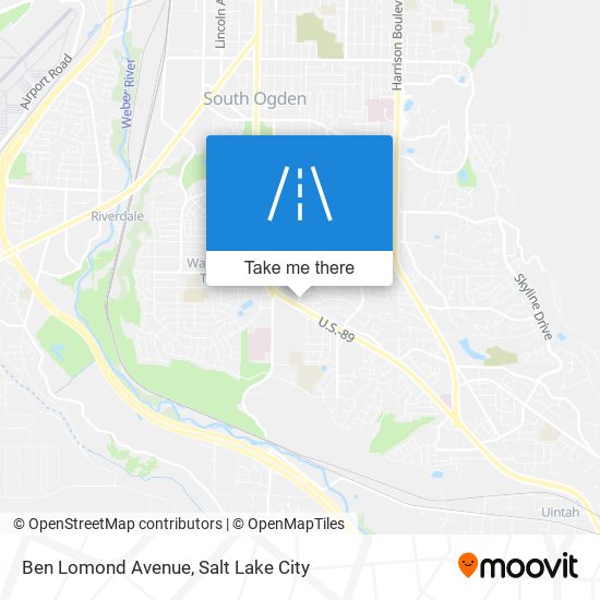 Ben Lomond Avenue map