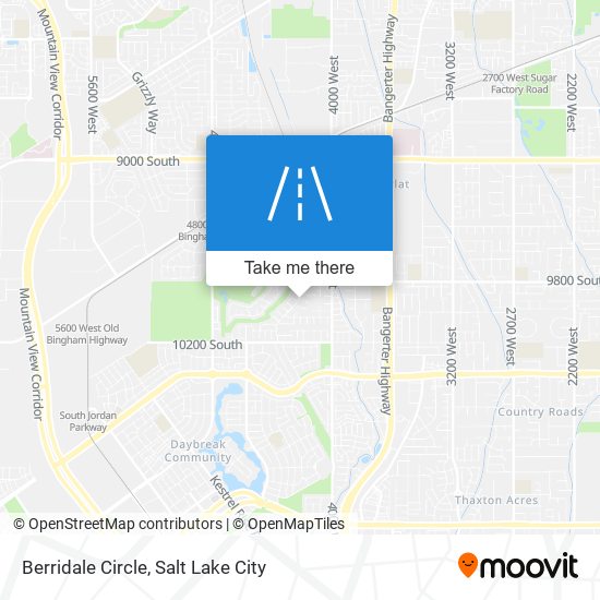 Berridale Circle map