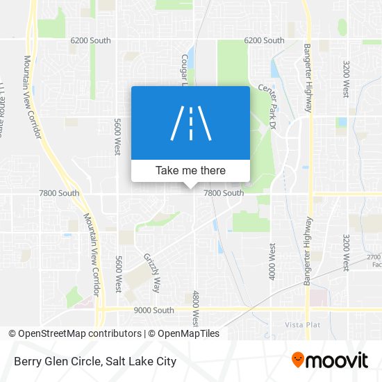 Berry Glen Circle map