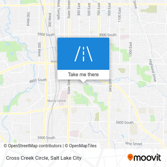 Mapa de Cross Creek Circle